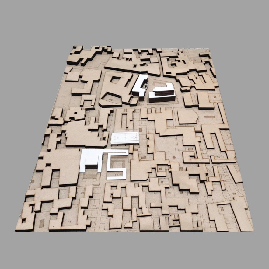 نمونه طراحی ماکت شهری sabstudio